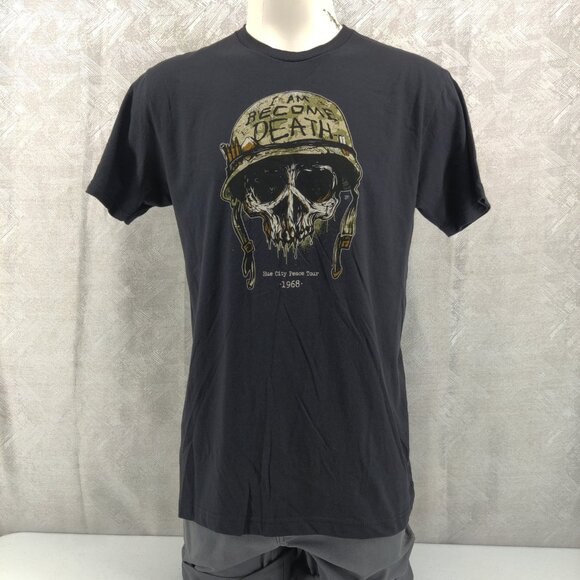 Zero Foxtrot Shirt Men Large I Am Become Death Hue City Peace Tour Graphic Print - Picture 2 of 9